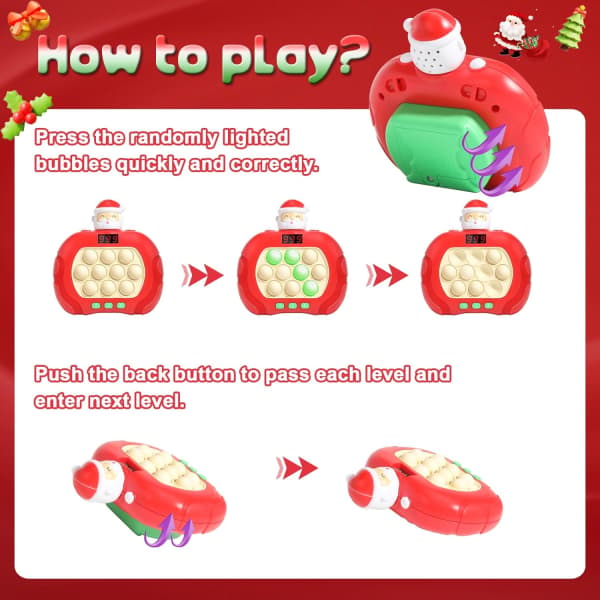 Handheld Bubble Push Game for Kids - Fun Birthday Gift
