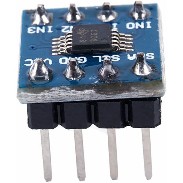 Mini Ads1115 Modul 4 Kanaler 4 Bit I2C Adc Pro Gain Forstærker Til Arduino Blå