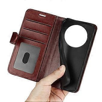 För Xiaomi Redmi A3 4G/Poco C61 4G Fodral Läder Plånbok Folio Mobilskal Stil D Style D