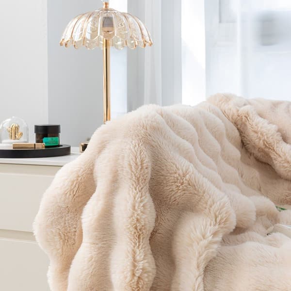 Blankets for the living room, sofa blanket, fluffy throw, microfiber bedspread, 70x100cm