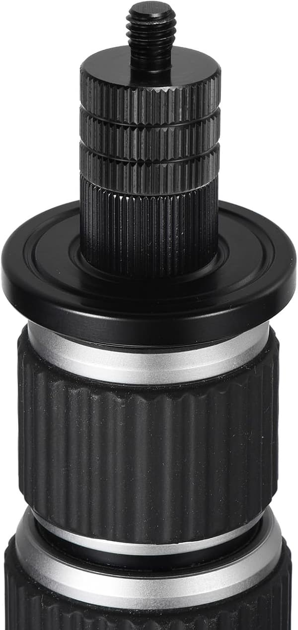 Mikrofonstativadapter Hun M8 til Han M6 Aluminiumlegeringsskrue til Mikrofonstativ Sort 4 Stk - 16mm x 20mm size_name 1.3FT