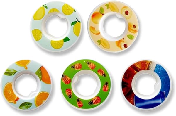 5 Smakspoder for Air Water Bottle, 0 Sukker Smak Frukt Smakspoder | Fruktduftende Smakspoder, Kompatible med Air Water Bottle