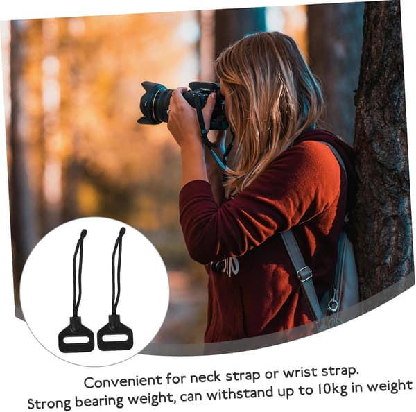 Nakkestropp Spenne Adaptersett for Smale Stropper Mm Kamera Delt Ringkontakt