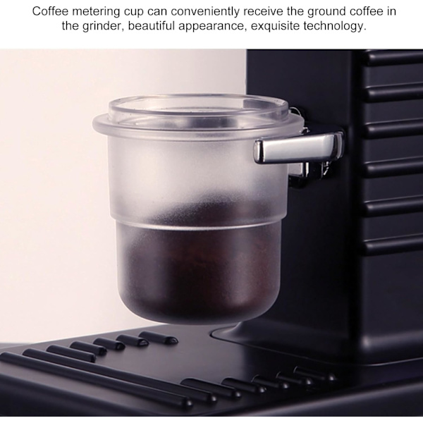 PC Coffee Dosing Cup, Coarse Transparency, 54mm, Coffee Measuring Cup for Coffee Brewing