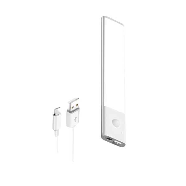 Ultra-Thin LED Motion Sensor Night Light - Rechargeable Magnetic Corridor Lamp