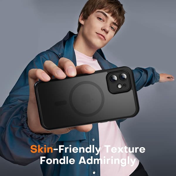 Enhanced Magnetic Case for iPhone 12 - Full Camera Protection, MagSafe Compatible, Military-Grade Quality
