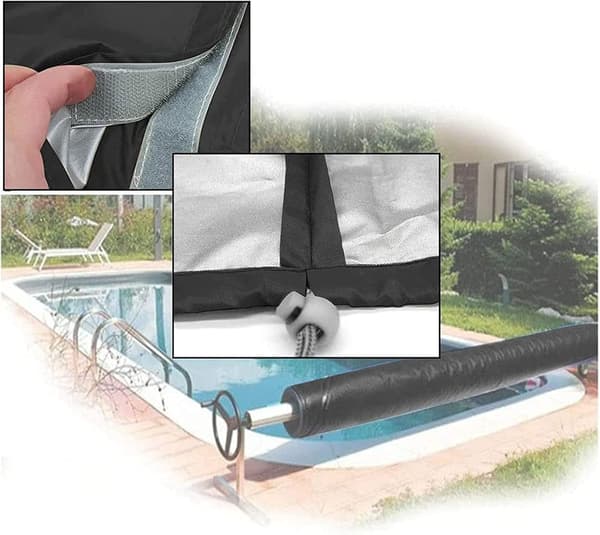 Pool Solar Roller Cover, Pool Cover (490X96cm)