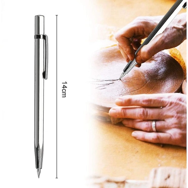4 stk. Tip Scriber Ætsning Gravering Pen Carve Engraver Scriber Værktøj til rustfrit stål keramik og glas