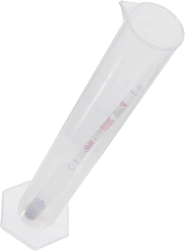 Glashydrometer Alkoholmätare med Testcylinder Högprecisionssensor