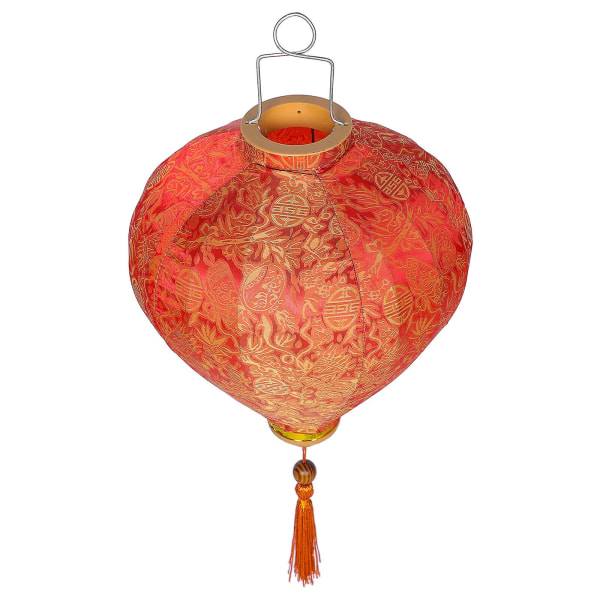 Vietnam Lantern 12 Inch Festival Lantern Decoration Tradisjonell LanternOrange Orange