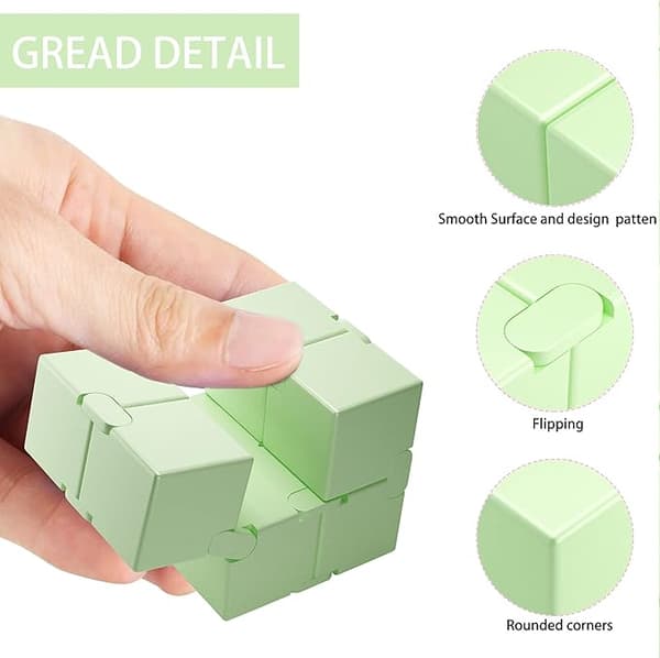 Infinity Cube, Uendelig Terning Legetøj Mini Terning Puslespil Dekompressionslegetøj til Børn Voksne Dræb Tid Anti-Stiv Terning
