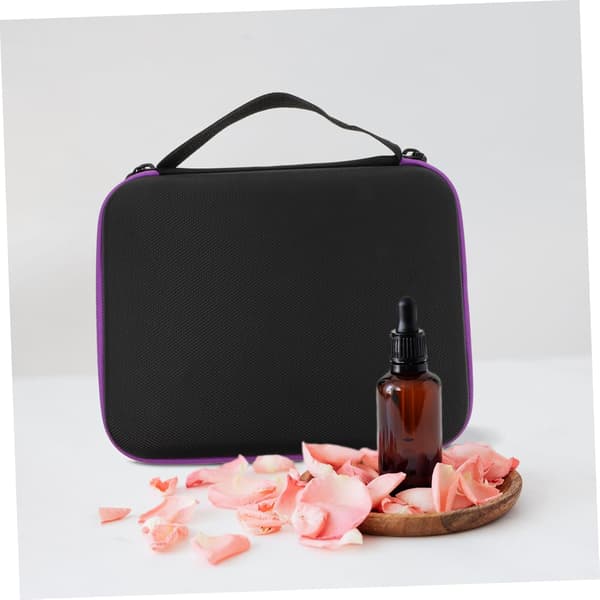 Essential Oil Portable Organizer 63 Compartments, 3ml Roller Bottle Storage Case for Travel