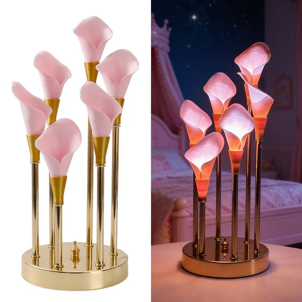 Flower Night Light Unique Brightness Adjustable for Party Wedding Girlfriend