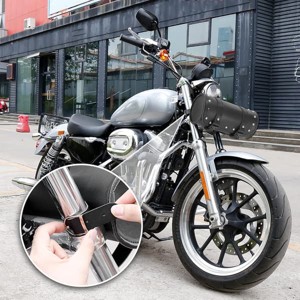 Universal Motorcycle Fork Handlebar Bag Bike Storage Bag Waterproof Bag
