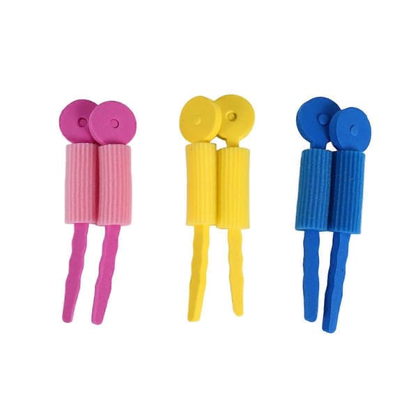 6 st Hårvårds Foam Rollers Magisk Svamp Mjuk Hårrulle Hårstyling Hårrullar DIY Verktyg