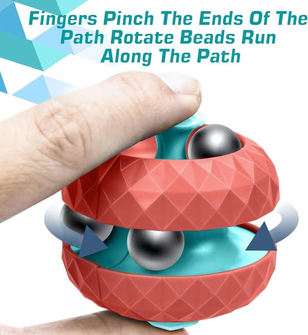 Infinity Cube Puzzle Ball Fidget Toy - Spinning Magic Cube Stress Reliever, Creative Decompression Game for Kids & Adults