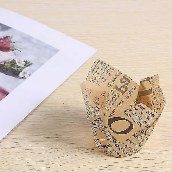 150 stk. Cupcakeforme Bageforme Muffinsforme Fedtbestandige Cupcakeforme af Papir til Bryllup, Bi