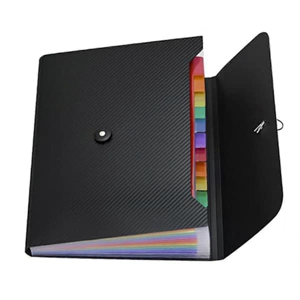 Document Organizer Expanding File Folder, 13 Pockets, A4 Letter Size Paper Document Receipt Folder for Classroom, Home