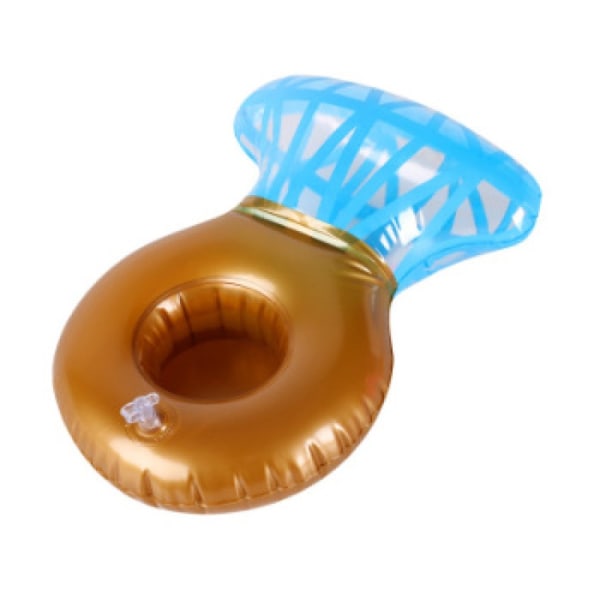 Oppblåsbare Drikkeholdere 6-pakning - Pool Float Drikkeholdere Kopper Flytere for Sommer Pool Party - Oppblåsbar Holder Ring Oppblåsbar Drikke