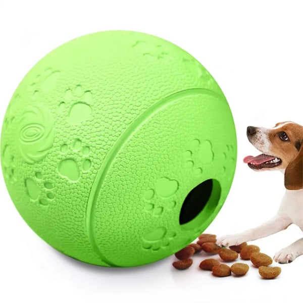 Dog Treat Toy Ball, Toys Ball Myrkytön, kestävä koiran IQ purulelut koiranpennulle Pienen suuren koiran hampaiden puhdistus/pureskelu/leikki/herkkujen annostelu koira