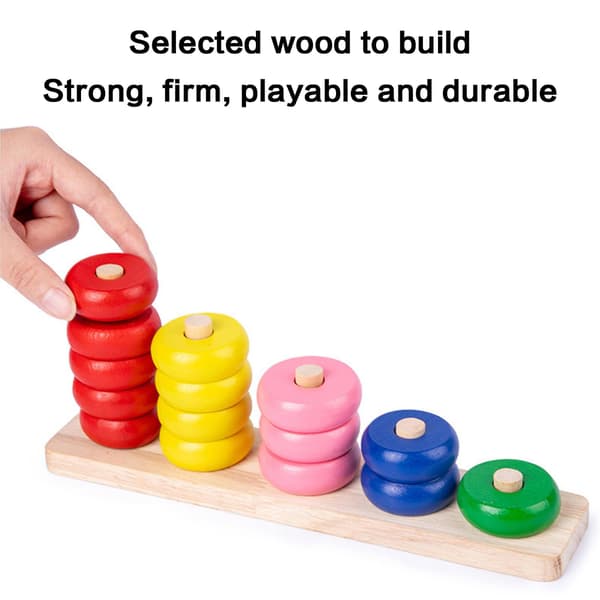 Rainbow Stacking Engaging Brain Toys
