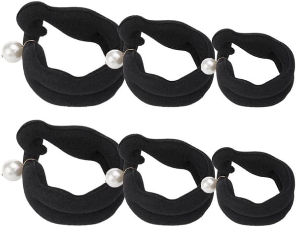 6 stk. Elegant hårkrøller for håret i store, mellomstore og små størrelser