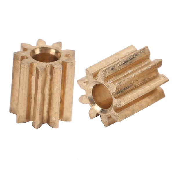 2 stk. motorgir i messing, erstatning for Duplo Intelli Lok Modul 0.4 9 tenner