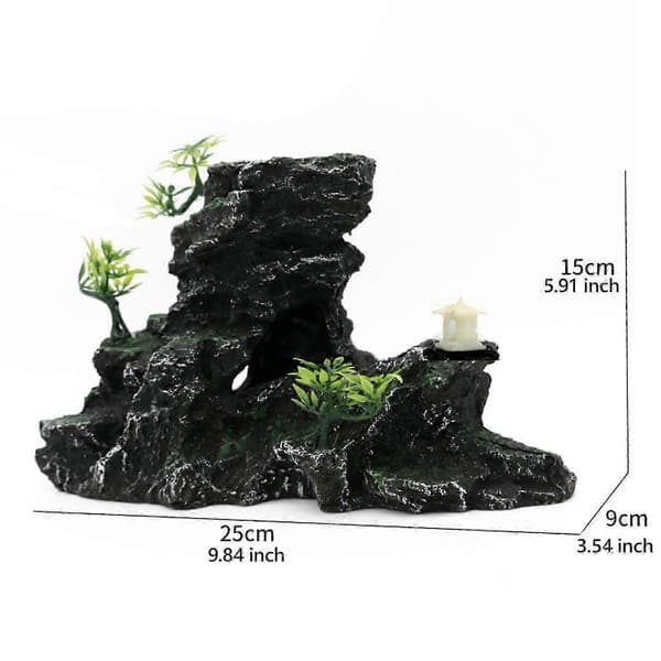 Aquarium Decorated Stone Unique Stone Ornament for Aquarium Micro Landscape