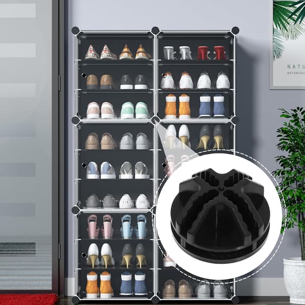 Wire Cube Connectors for Pet Cage and Storage Cabinet, Groove Design, 20 Pcs Wardrobe Connectors, Easy to Install