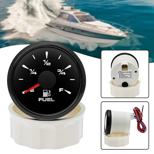 52 mm polttoainemittari autoon pölysuojalla ja taustavalolla - Autotarvikkeet