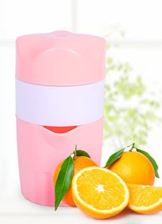 Rosa 2-pack manuella juicepressar, 2-pack juicepress enkel juicepress manuell
