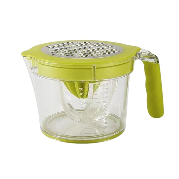 Ergonomisk citruspress med lågt underhåll och portabel 620 ml kapacitet, enkel att pressa manuellt
