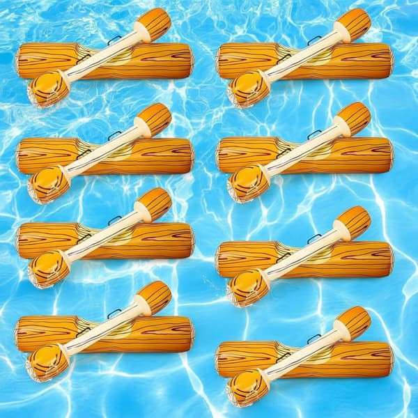8/12/16 st uppblåsbara poolflottar flytande leksaksspel