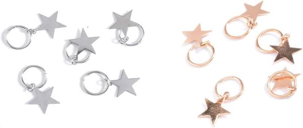 10 kpl Mini Claw Hårclips tähti star