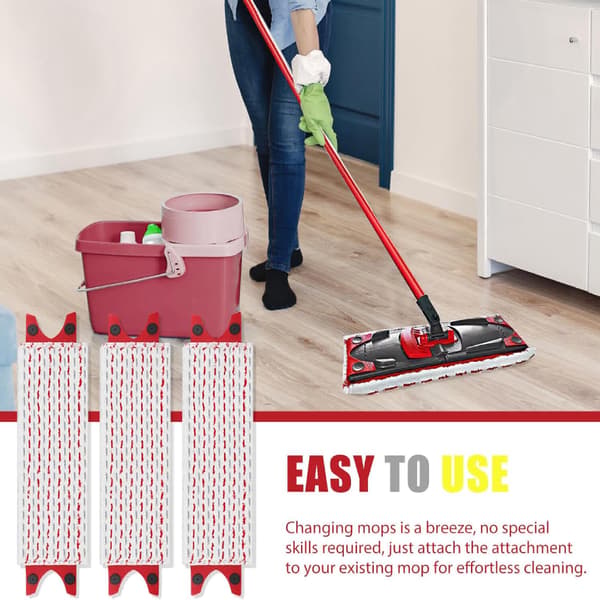 3-pak mopperefills til Vileda mikrofibermoppesæt, til Vileda Ultramax moppe 2-i-1 absorberende refill (bt)