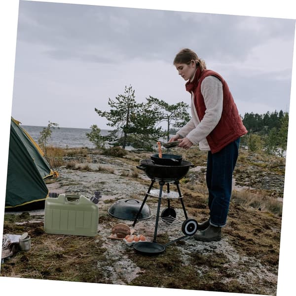 Nødoverlevelse Vannbeholder Kapasitet Campingbøtte Kran Allsidig