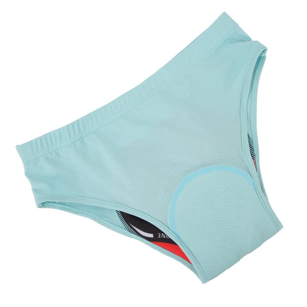 Breathable Quick-Drying Cycling Shorts with Silicone Padding Light Blue L
