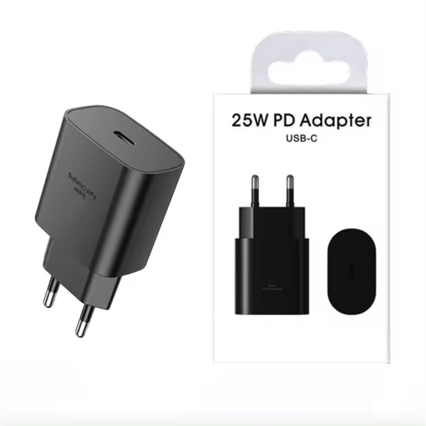Lader til Samsung S24 + 3M kabel USB-C til USB-C 25W