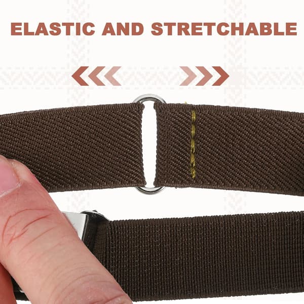 Elastisk ermeholder 6 stk brun
