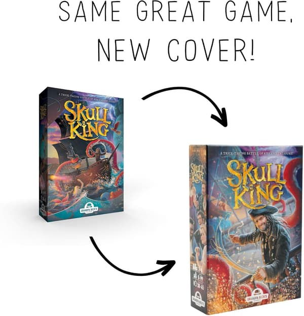 Grandma's Baker's Game Skeleton King The Ultimate Pirate Cheat Game 2-8 Players 8+