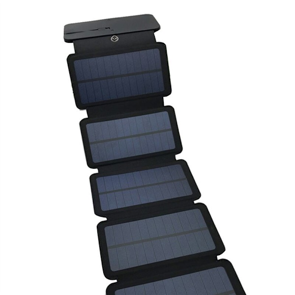 Solar Charger 9W Solar Panel Foldable 5V USB Socket Devices Portable Solar Panels for Smartphone Charging, 5 Panels