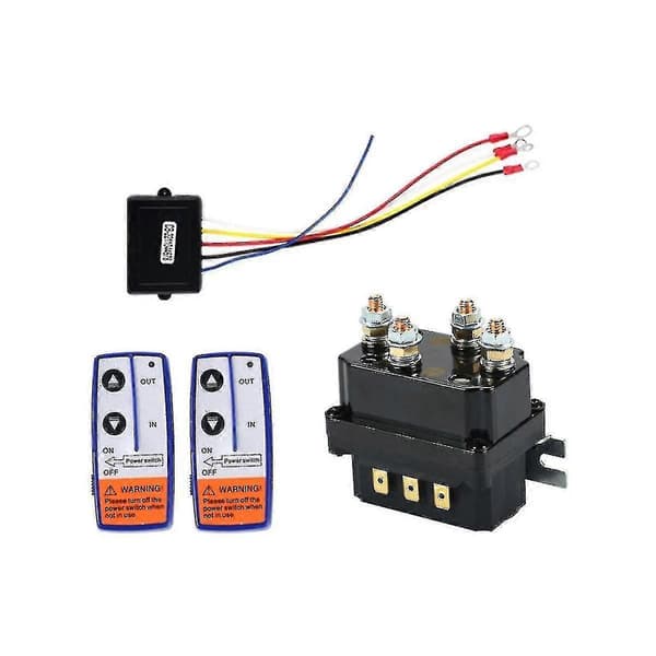 Fjernkontrollkontaktsett for 12V 250A vinsjer