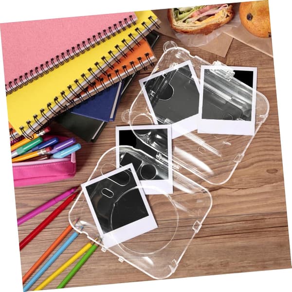 Scratch-Resistant Instant Camera Case 12 Trendy Crossbody Straps Protective Shell Bag