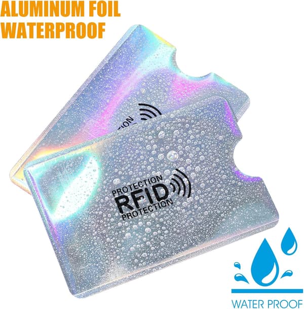 Värikäs RFID-korttikotelo, estävä naisille ja miehille (kpl)