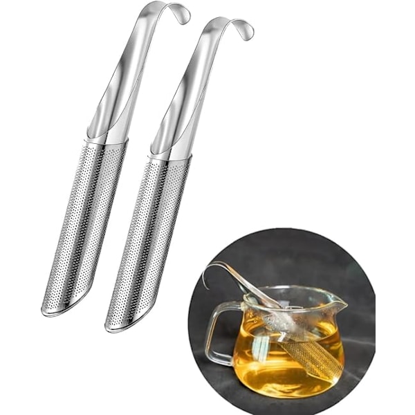 Rostfritt stål te-infuser, 2-pack tekula 304 rostfritt stål