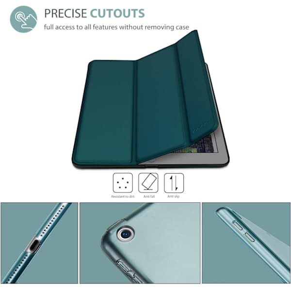 iPad Case 9.7 inch iPad 6th/5th Generation 2018 2017 (Model: A1893 A1954 A1822 A1823), Ultra-Thin Lightweight Case