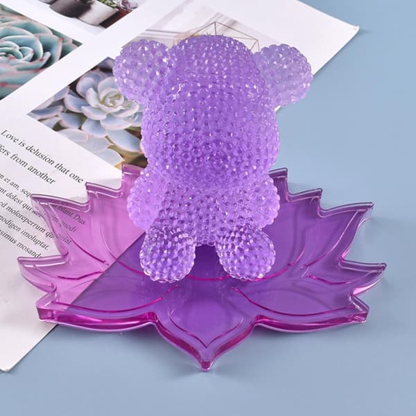 DIY Silikon Lotus Coaster Form Multifunksjonell Lotusblomst Koppunderlagsform