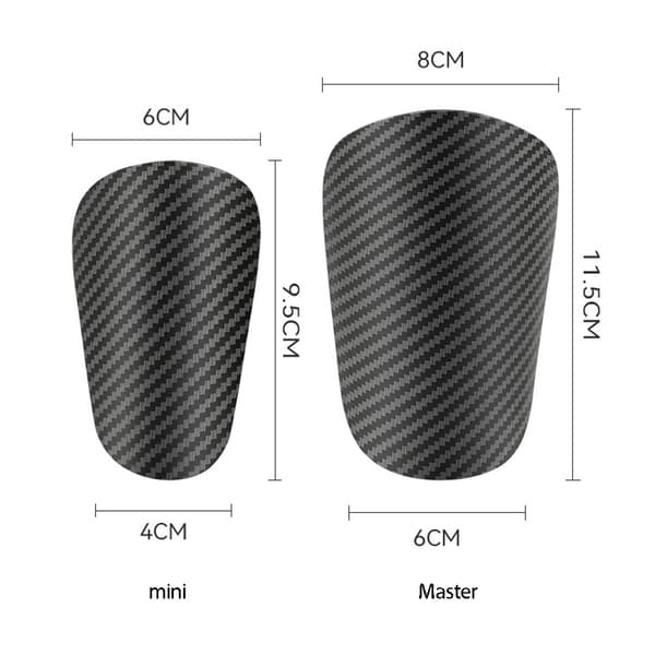 Mini Soccer Shin Guards and Master Soccer Shin Guards, 2-Pack