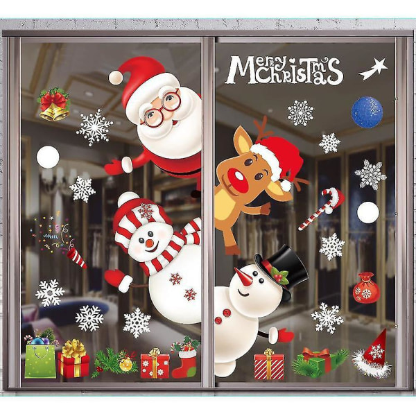 Christmas Snowflake Window Cling Stickersstyle 2 style 2