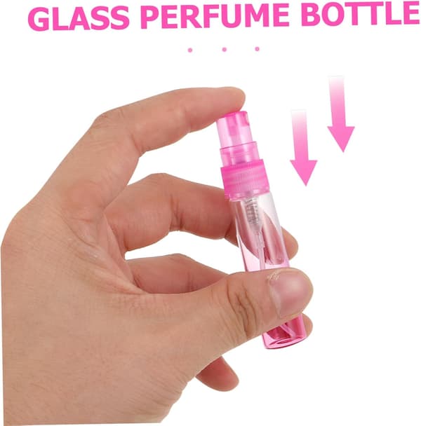 30 stk. påfyllbare parfymeprøveflasker i glass, reisesprayflasker for duft, tomme sprayflasker